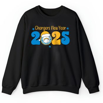 Los Angeles Chargers Happy New Year NFL Gift For Fan Hello 2025 Unisex Sweatshirt TAS22704