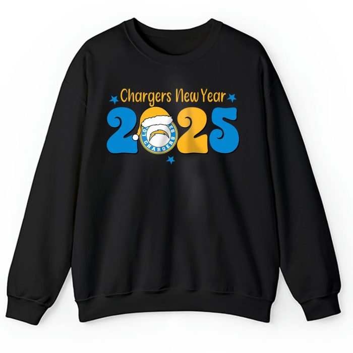 Los Angeles Chargers Happy New Year NFL Gift For Fan Hello 2025 Unisex Sweatshirt TAS22704