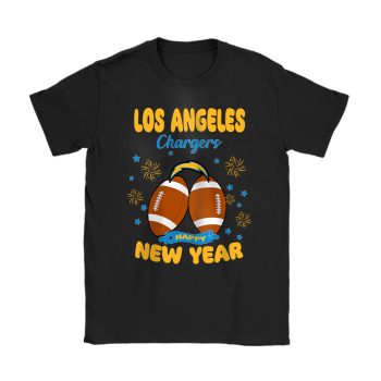 Los Angeles Chargers Happy New Year NFL Gift For Fan Unisex T-Shirt Cotton Tee TAT22705