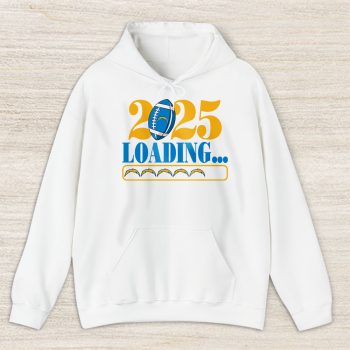 Los Angeles Chargers Happy New Year NFL Loading 2025 Gift For Fan Unisex Hoodie TAH22707