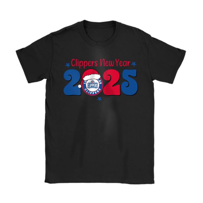 Los Angeles Clippers Happy New Year NBA Gift For Fan Unisex T-Shirt Cotton Tee TAT22714