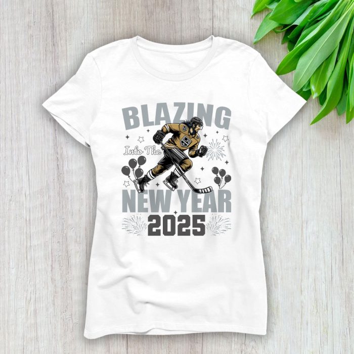 Los Angeles Kings Blazing Into The New Year NHL Gift For Fan Hello 2025 Unisex Sweatshirt TAS22727
