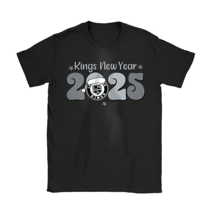 Los Angeles Kings Happy New Year NHL Gift For Fan Unisex T-Shirt Cotton Tee TAT22725