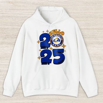 Los Angeles Rams Happy New Year NFL Gift For Fan Hello 2025 Unisex Hoodie TAH22738
