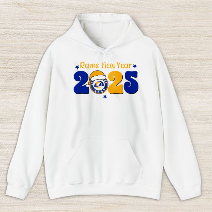 Los Angeles Rams Happy New Year NFL Gift For Fan Hello 2025 Unisex Hoodie TAH22739