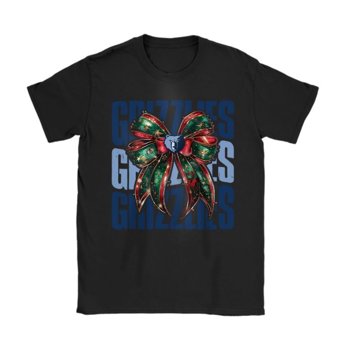Memphis Grizzlies Merry Christmas NBA Gift For Fan Christmas Funny Unisex T-Shirt Cotton Tee TAT23237