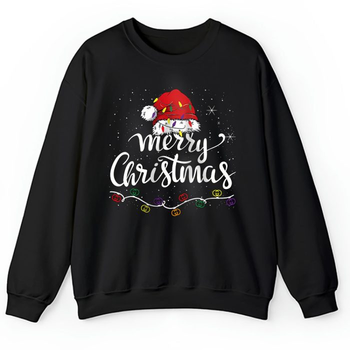 Merry Christmas Lights Red Santa Hat Xmas Gucci Unisex Sweatshirt TAS22118