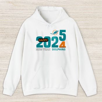 Miami Dolphins Blazing New Year NFL Gift For Fan Hello 2025 Unisex Hoodie TAH22777