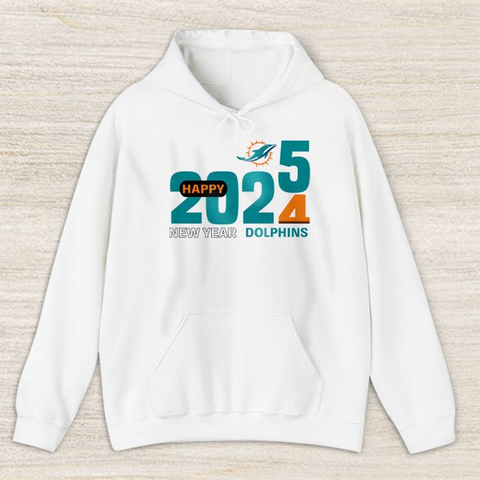 Miami Dolphins Blazing New Year NFL Gift For Fan Hello 2025 Unisex Hoodie TAH22777
