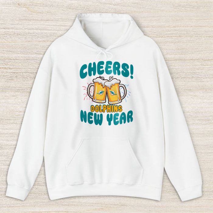 Miami Dolphins Happy New Year NFL Gift For Fan Cheers 2025 Unisex Hoodie TAH22776