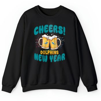 Miami Dolphins Happy New Year NFL Gift For Fan Cheers 2025 Unisex Sweatshirt TAS22776