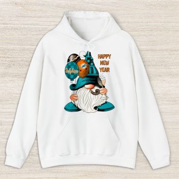Miami Dolphins Happy New Year NFL Gift For Fan Cute Gnomes Unisex Hoodie TAH22788