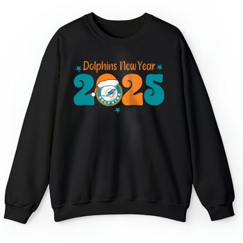 Miami Dolphins Happy New Year NFL Gift For Fan Hello 2025 Unisex Sweatshirt TAS22782