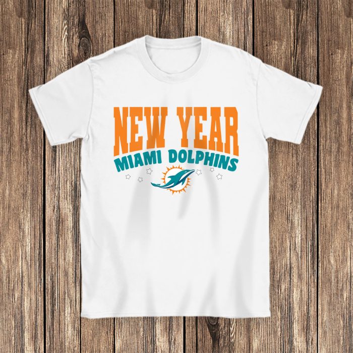 Miami Dolphins Happy New Years NFL Gift For Fan Unisex T-Shirt Cotton Tee TAT22784
