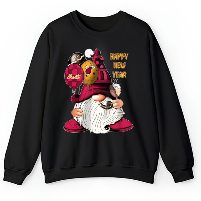 Miami Heat Happy New Year NBA Gift For Fan Cute Gnomes Unisex Sweatshirt TAS22793