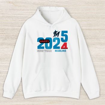 Miami Marlins Happy New Year MLB Gift For Fan Hello 2025 Unisex Hoodie TAH22795