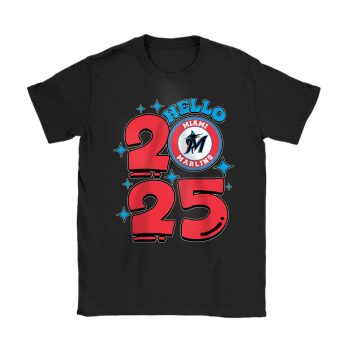 Miami Marlins Happy New Year MLB Gift For Fan Unisex T-Shirt Cotton Tee TAT22796