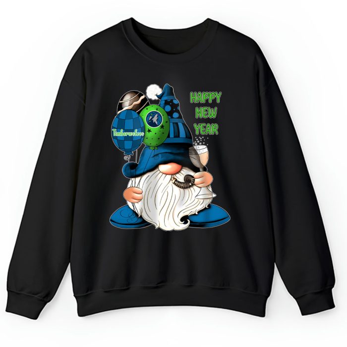 Minnesota Timberwolves Happy New Year NBA Gift For Fan Cute Gnomes Unisex Sweatshirt TAS22829