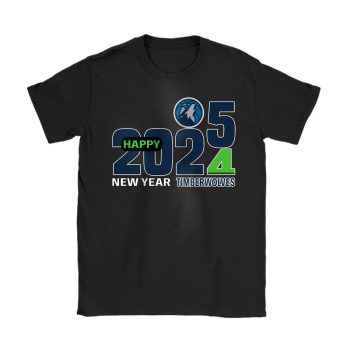 Minnesota Timberwolves Happy New Year NBA Gift For Fan Hello 2025 Unisex T-Shirt Cotton Tee TAT22826