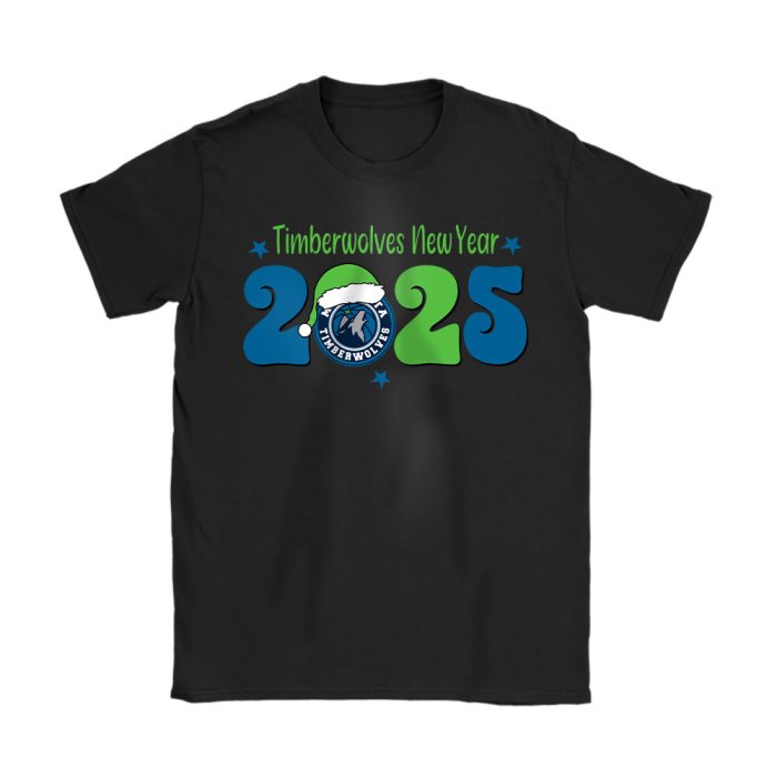 Minnesota Timberwolves Happy New Year NBA Gift For Fan Unisex T-Shirt Cotton Tee TAT22828