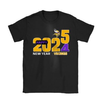 Minnesota Vikings Blazing New Year NFL Gift For Fan Hello 2025 Unisex T-Shirt Cotton Tee TAT22813
