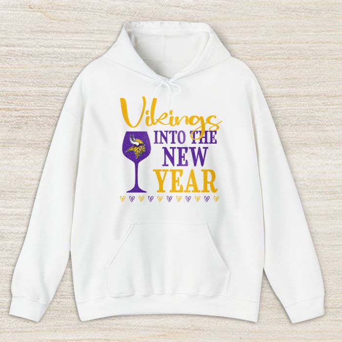 Minnesota Vikings Happy New Year NFL Gift For Fan Cheers To A New Year Unisex Hoodie TAH22816