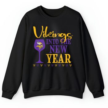 Minnesota Vikings Happy New Year NFL Gift For Fan Cheers To A New Year Unisex Sweatshirt TAS22816