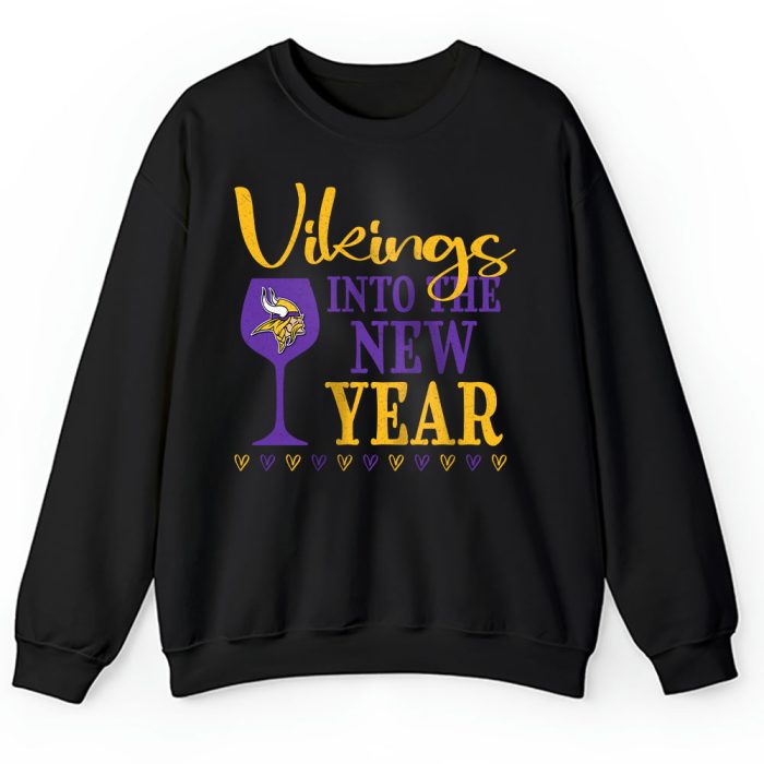 Minnesota Vikings Happy New Year NFL Gift For Fan Cheers To A New Year Unisex Sweatshirt TAS22816