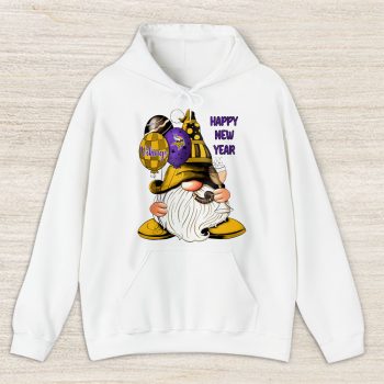 Minnesota Vikings Happy New Year NFL Gift For Fan Cute Gnomes Unisex Hoodie TAH22824