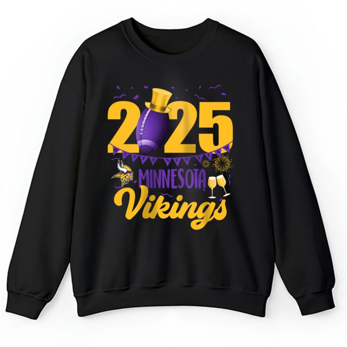 Minnesota Vikings Happy New Year NFL Gift For Fan Unisex Sweatshirt TAS22823