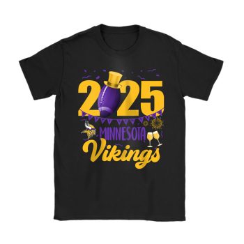 Minnesota Vikings Happy New Year NFL Gift For Fan Unisex T-Shirt Cotton Tee TAT22823