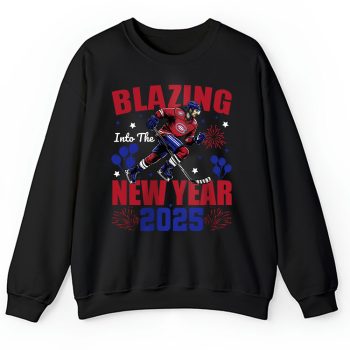 Montreal Canadiens Blazing Into The New Year NHL Gift For Fan Hello 2025 Unisex Sweatshirt TAS22770