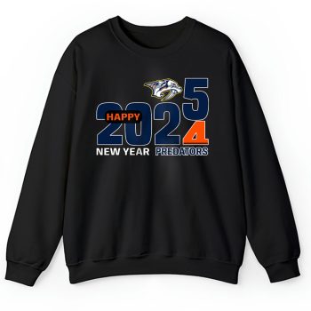 Nashville Predators Happy New Year NHL Gift For Fan Hello 2025 Unisex Sweatshirt TAS22880