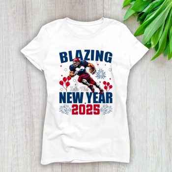 New England Patriots Blazing New Year NFL Gift For Fan Hello 2025 Unisex Sweatshirt TAS22855
