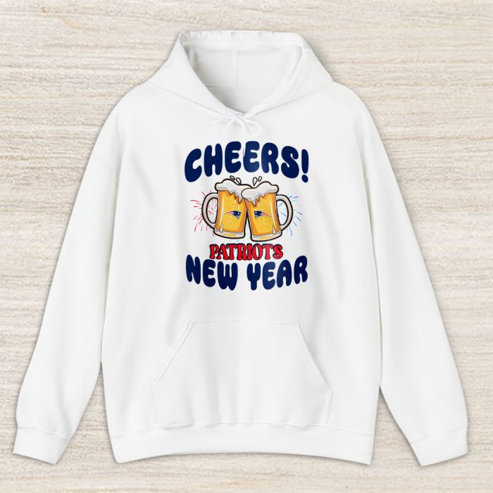 New England Patriots Happy New Year NFL Gift For Fan Cheers 2025 Unisex Hoodie TAH22842