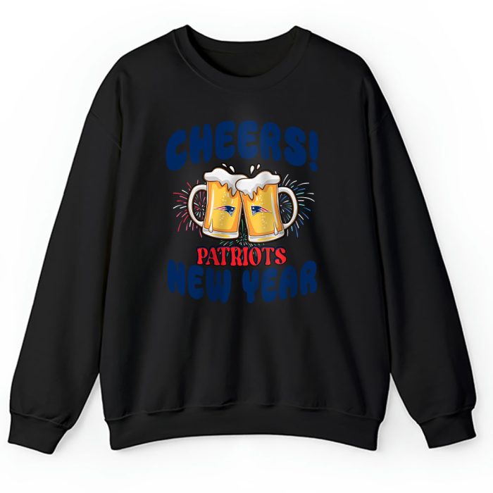 New England Patriots Happy New Year NFL Gift For Fan Cheers 2025 Unisex Sweatshirt TAS22842