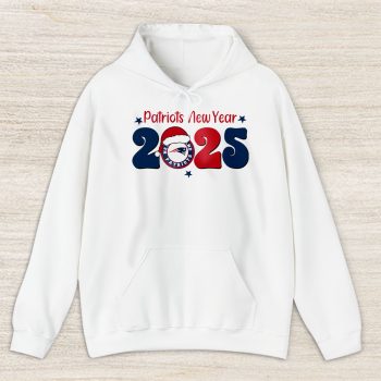 New England Patriots Happy New Year NFL Gift For Fan Hello 2025 Unisex Hoodie TAH22848
