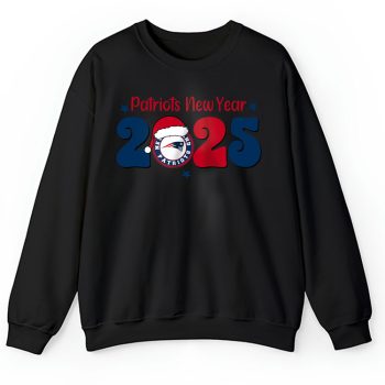 New England Patriots Happy New Year NFL Gift For Fan Hello 2025 Unisex Sweatshirt TAS22848