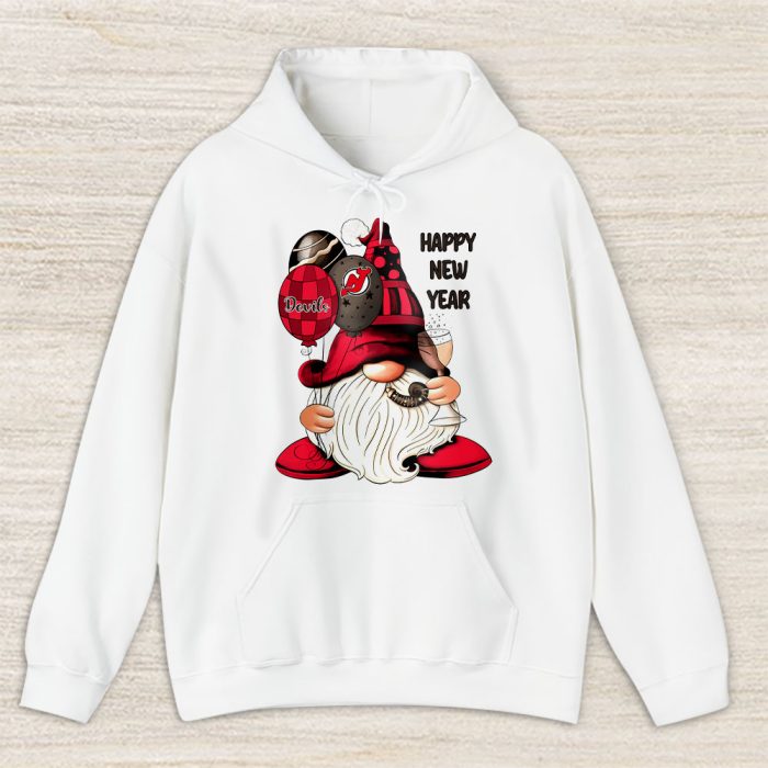 New Jersey Devils Happy New Year NHL Gift For Fan Cute Gnomes Unisex Hoodie TAH22859