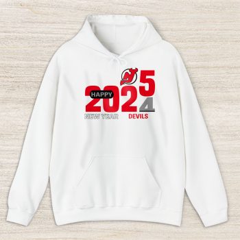 New Jersey Devils Happy New Year NHL Gift For Fan Hello 2025 Unisex Hoodie TAH22856