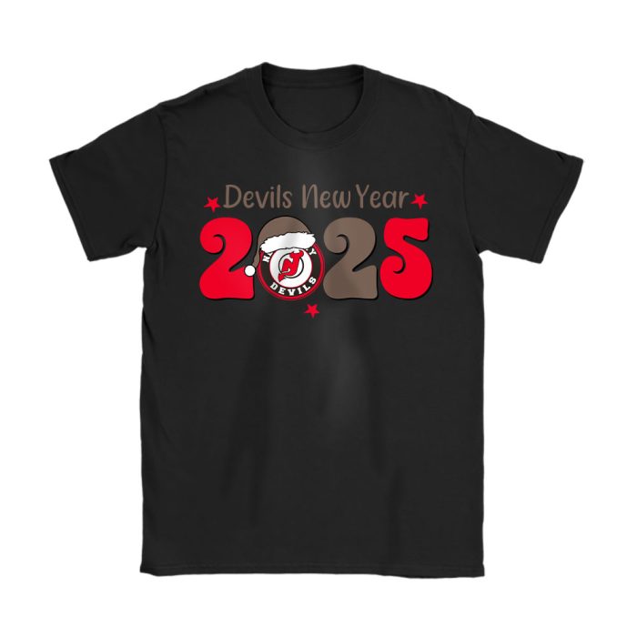 New Jersey Devils Happy New Year NHL Gift For Fan Unisex T-Shirt Cotton Tee TAT22858