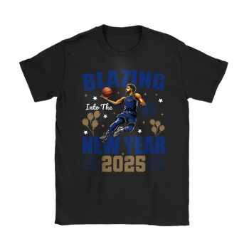 New Orleans Pelicans Blazing Into The New Year NBA Gift For Fan Hello 2025 Unisex T-Shirt Cotton Tee TAT22879