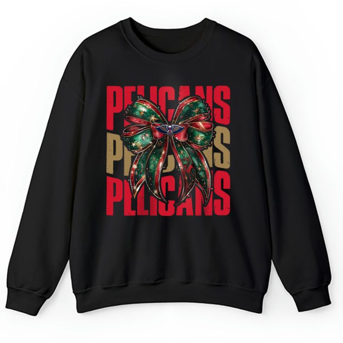 New Orleans Pelicans Merry Christmas NBA Gift For Fan Christmas Funny Unisex Sweatshirt TAS23248