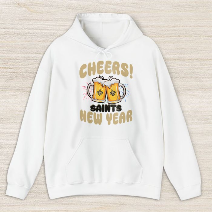 New Orleans Saints Happy New Year NFL Gift For Fan Cheers 2025 Unisex Hoodie TAH22861
