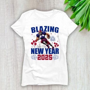 New York Giants Blazing New Year NFL Gift For Fan Hello 2025 Unisex Sweatshirt TAS22898