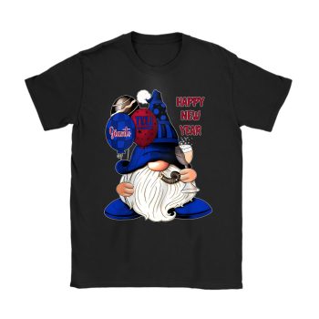 New York Giants Happy New Year NFL Gift For Fan Cute Gnomes Unisex T-Shirt Cotton Tee TAT22897