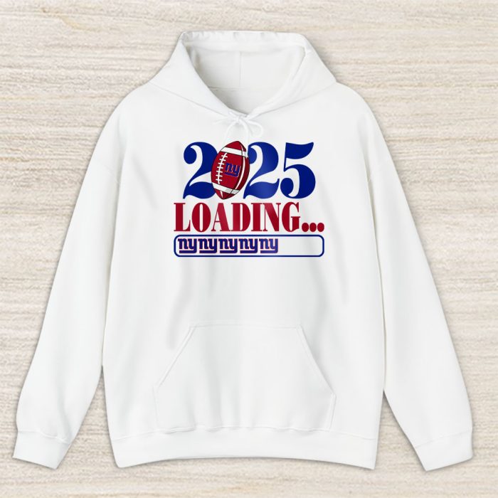 New York Giants Happy New Year NFL Loading 2025 Gift For Fan Unisex Hoodie TAH22894