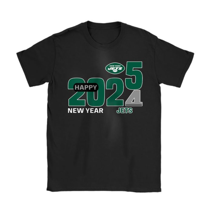 New York Jets Blazing New Year NFL Gift For Fan Hello 2025 Unisex T-Shirt Cotton Tee TAT22905