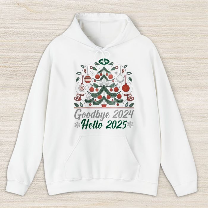 New York Jets Happy New Year NFL Gift For Fan Goodbye 2024 Hello 2025 Unisex Hoodie TAH22906