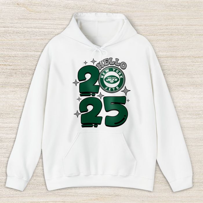 New York Jets Happy New Year NFL Gift For Fan Hello 2025 Unisex Hoodie TAH22909